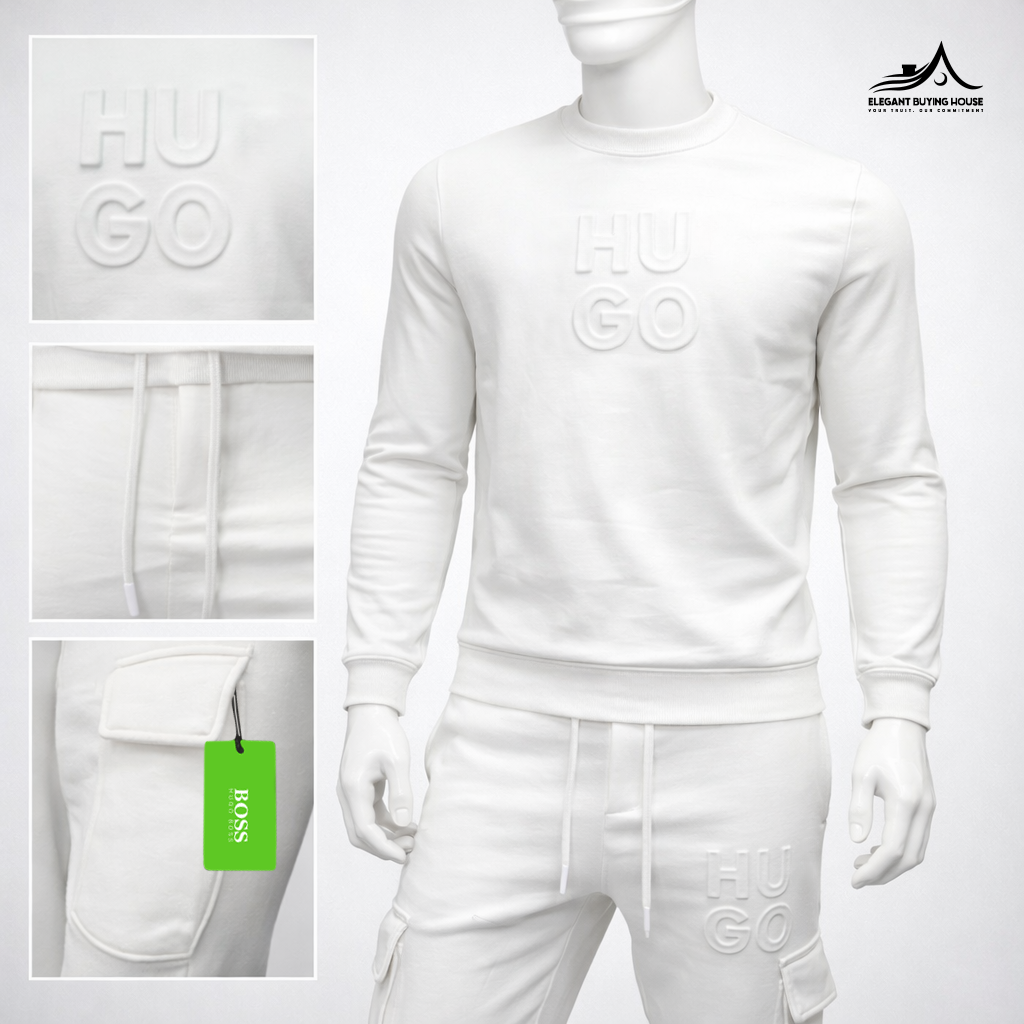 Luxury Embossed Sweatset – Bold Style & Premium Comfort| Code-SWP2