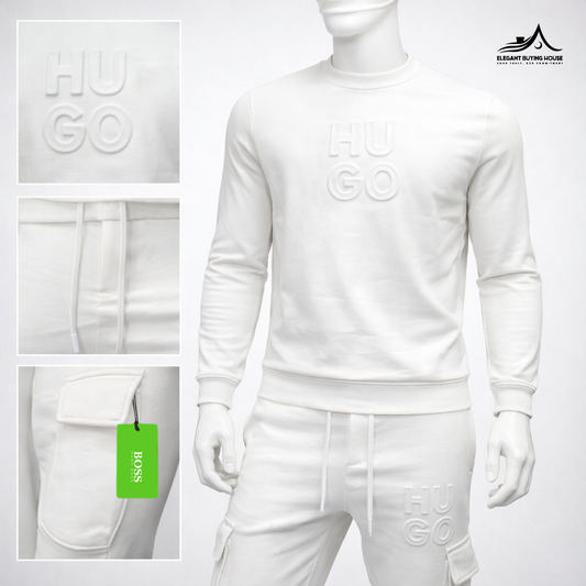 Luxury Embossed Sweatset – Bold Style & Premium Comfort| Code-SWP2