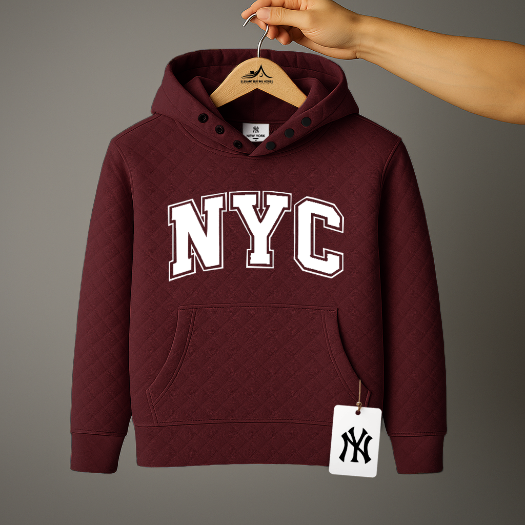 Quilted Comfort Hoodie – Ultra-Soft Winter Essential | Code-SWP37C