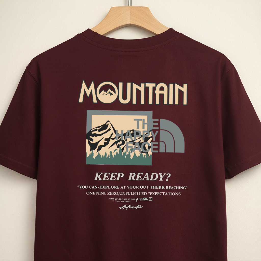Mountain Graphic Premium Cotton T-Shirt – Casual Everyday Comfort Fit | CD-MCP116