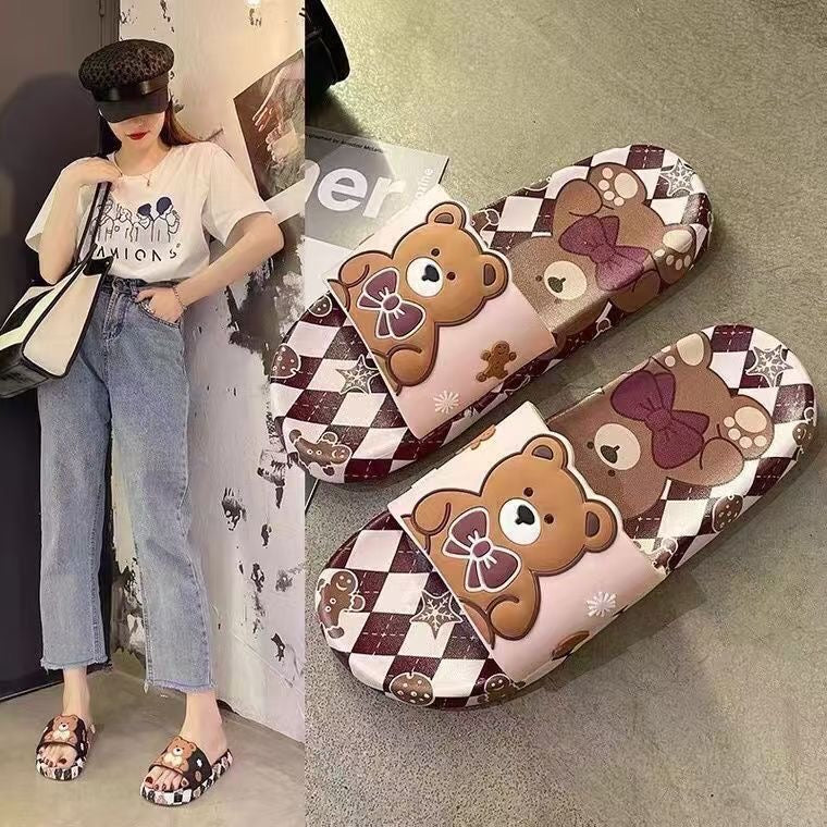 Slippers female wear high color value fashion explosion style CD-WS8 (China To Bangladesh Home Delivery)