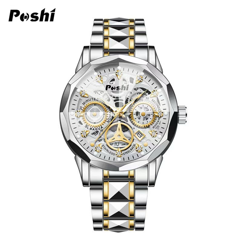 Automatic Non-Mechanical Waterproof Quartz Calendar Men's Watch CD-MF13 (China To Bangladesh Home Delivery)