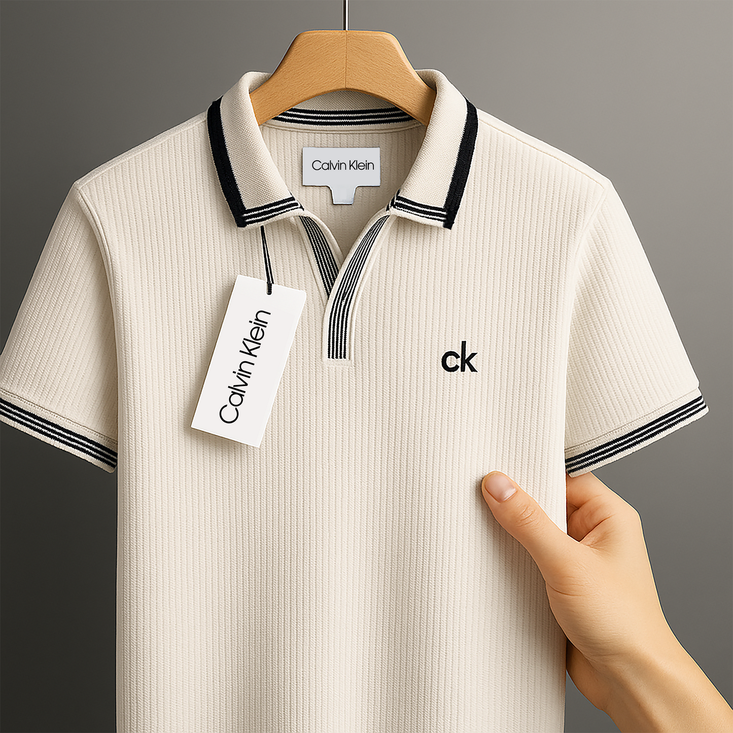 Premium Striped & Textured Short Sleeve Collection| CD-MPP23