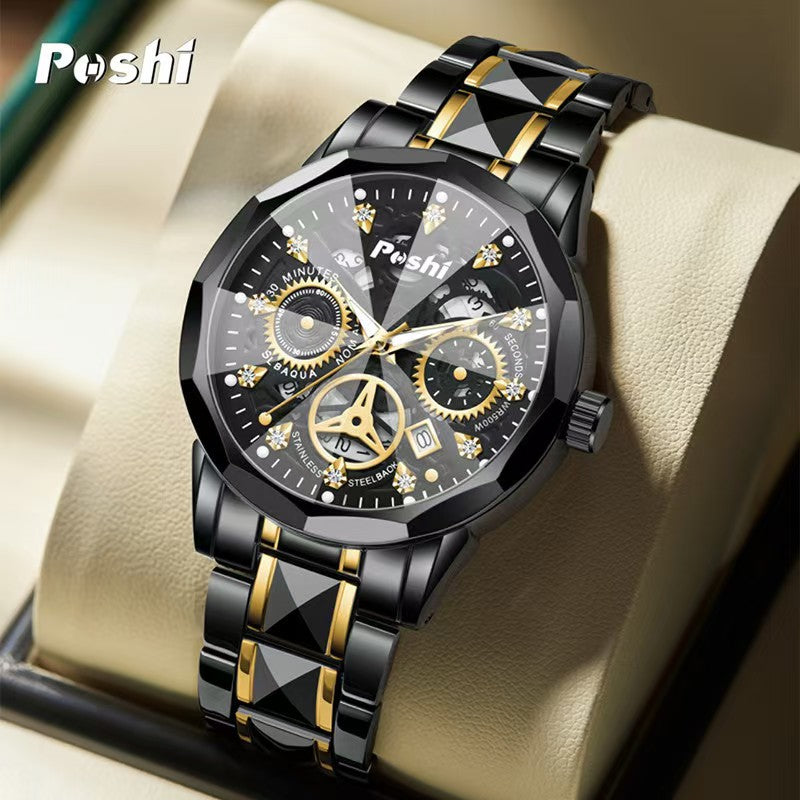 Automatic Non-Mechanical Waterproof Quartz Calendar Men's Watch CD-MF13 (China To Bangladesh Home Delivery)