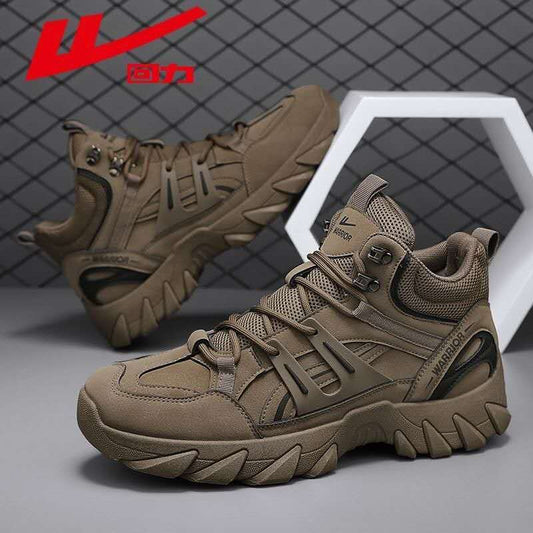 Huarui outdoor durable lightweight casual high-top men's shoes. CD-SN240 (China To Bangladesh Home Delivery)