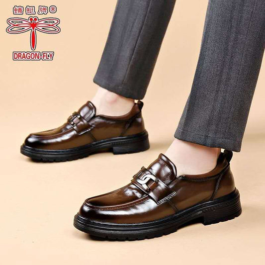 High-end men's first-layer cowhide business formal dress leather shoes. CD-SN251 (China To Bangladesh Home Delivery)