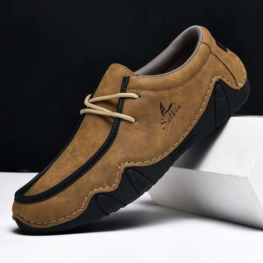 Export European men's casual leather shoes. CD-SN275 (China To Bangladesh Home Delivery)