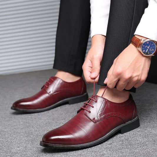 Genuine leather men's shoes. CD-SN282 (China To Bangladesh Home Delivery)