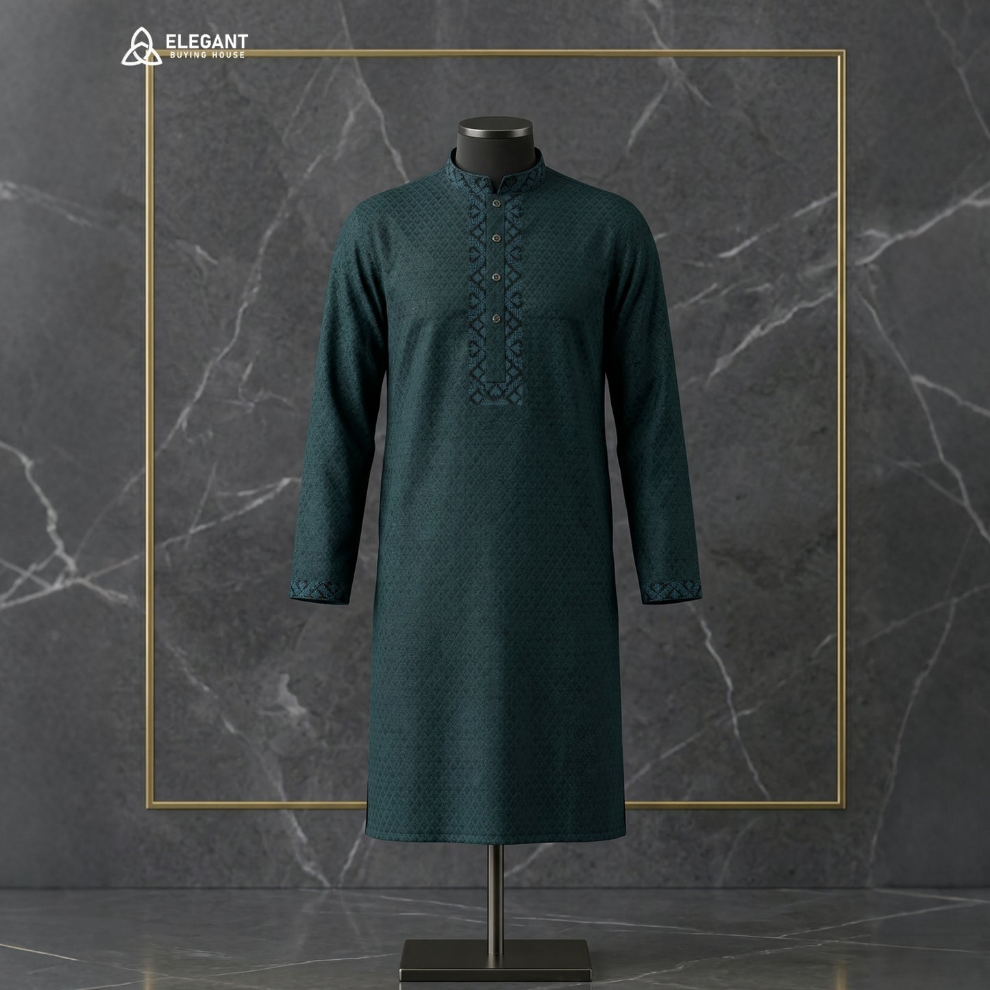 Signature Textured Embroidered Panjabi | CD-PG76