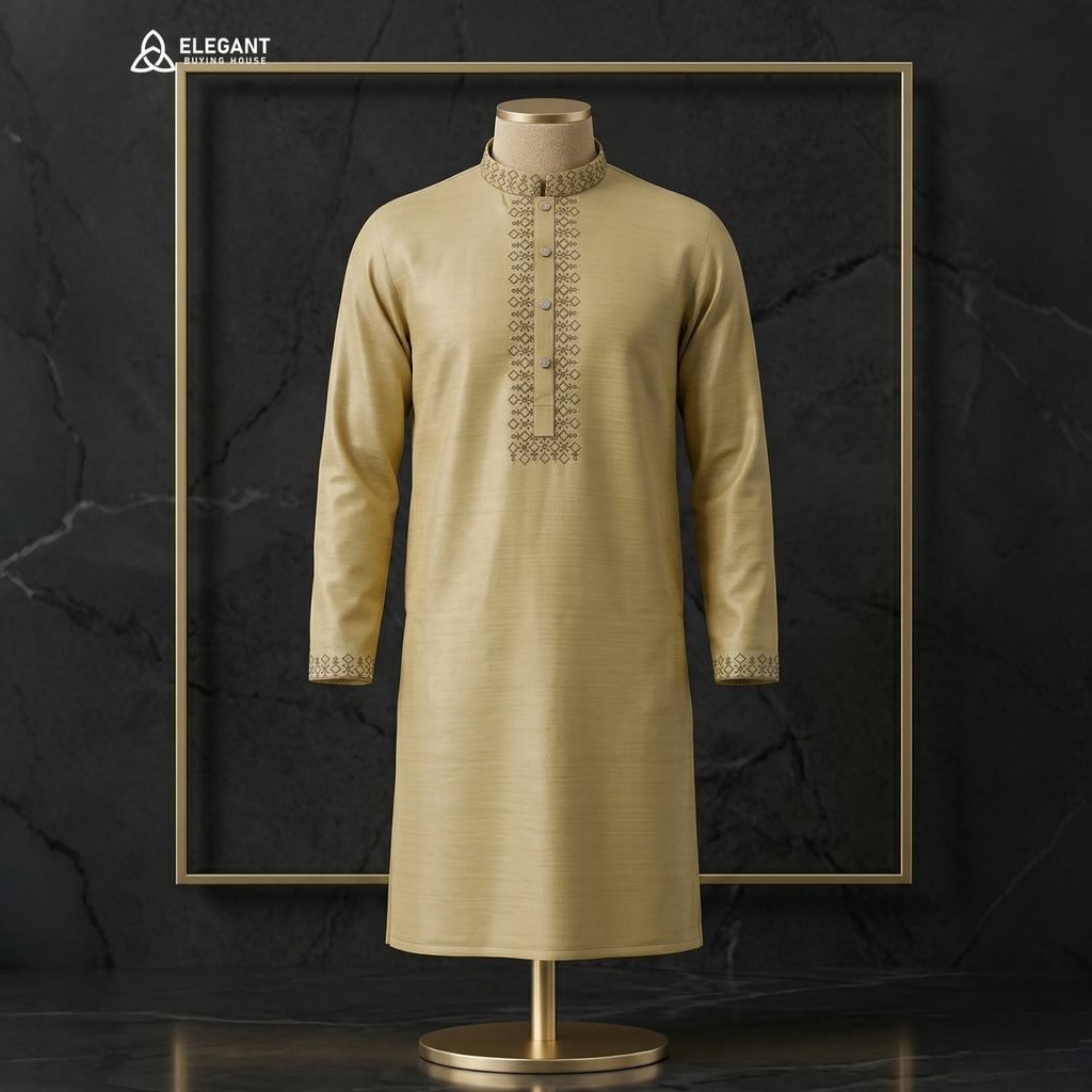 Refined Heritage Embroidered Panjabi | CD-PG79