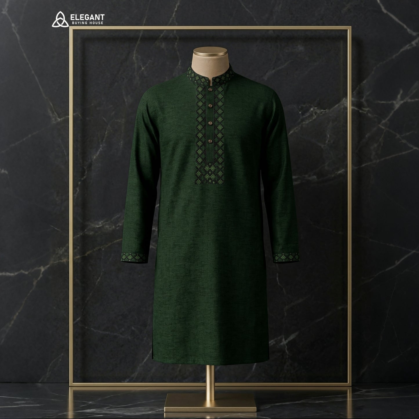Elegant Heritage Embroidered Panjabi | CD-PG84