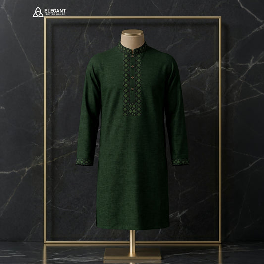 Elegant Heritage Embroidered Panjabi | CD-PG84