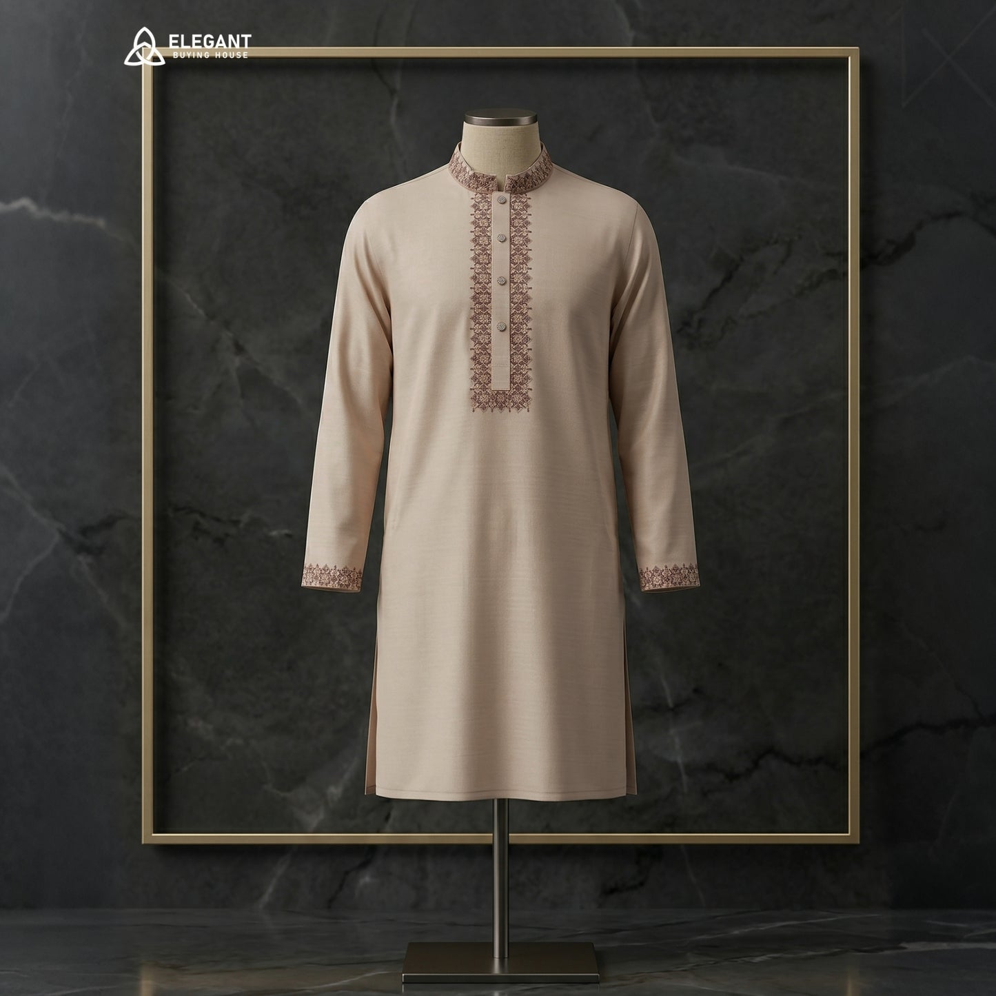 Refined Embroidered Classic Panjabi | CD-PG86