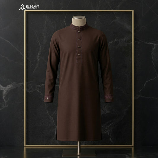 Classic Panjabi with Elegant Embroidered Detailing | CD-PG96