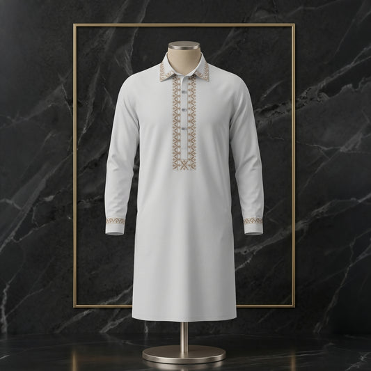 Classic Premium Embroidered Kabli for Refined Style | CD-PGK3