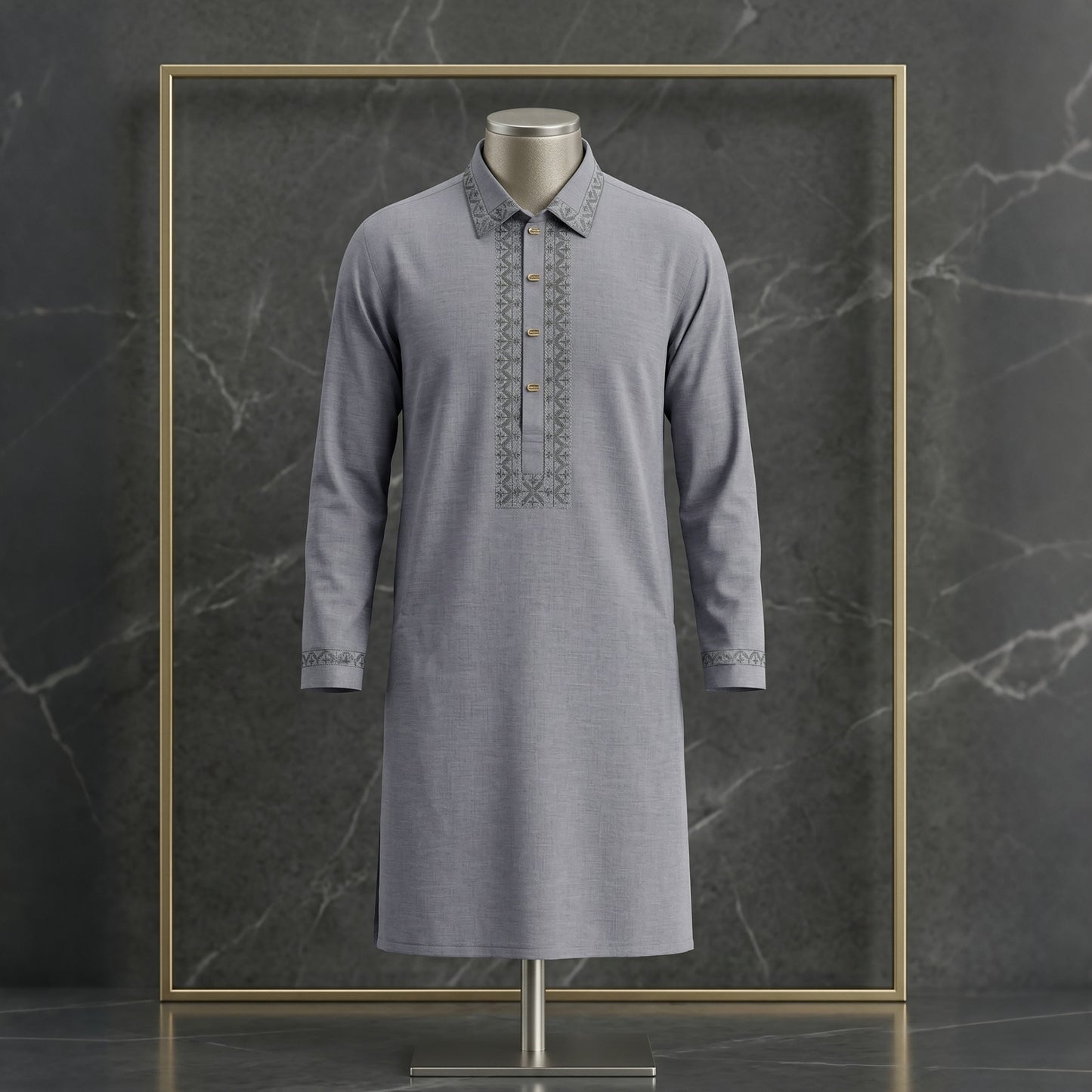 Refined Embroidered Kabli for Smart Traditional Style | CD-PGK6