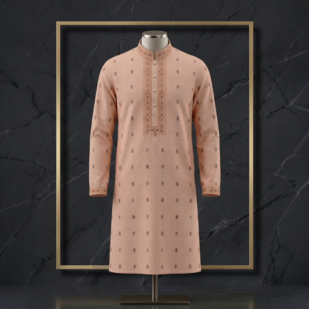 Stylish Minimal Pattern Panjabi for Men | CD-PG114