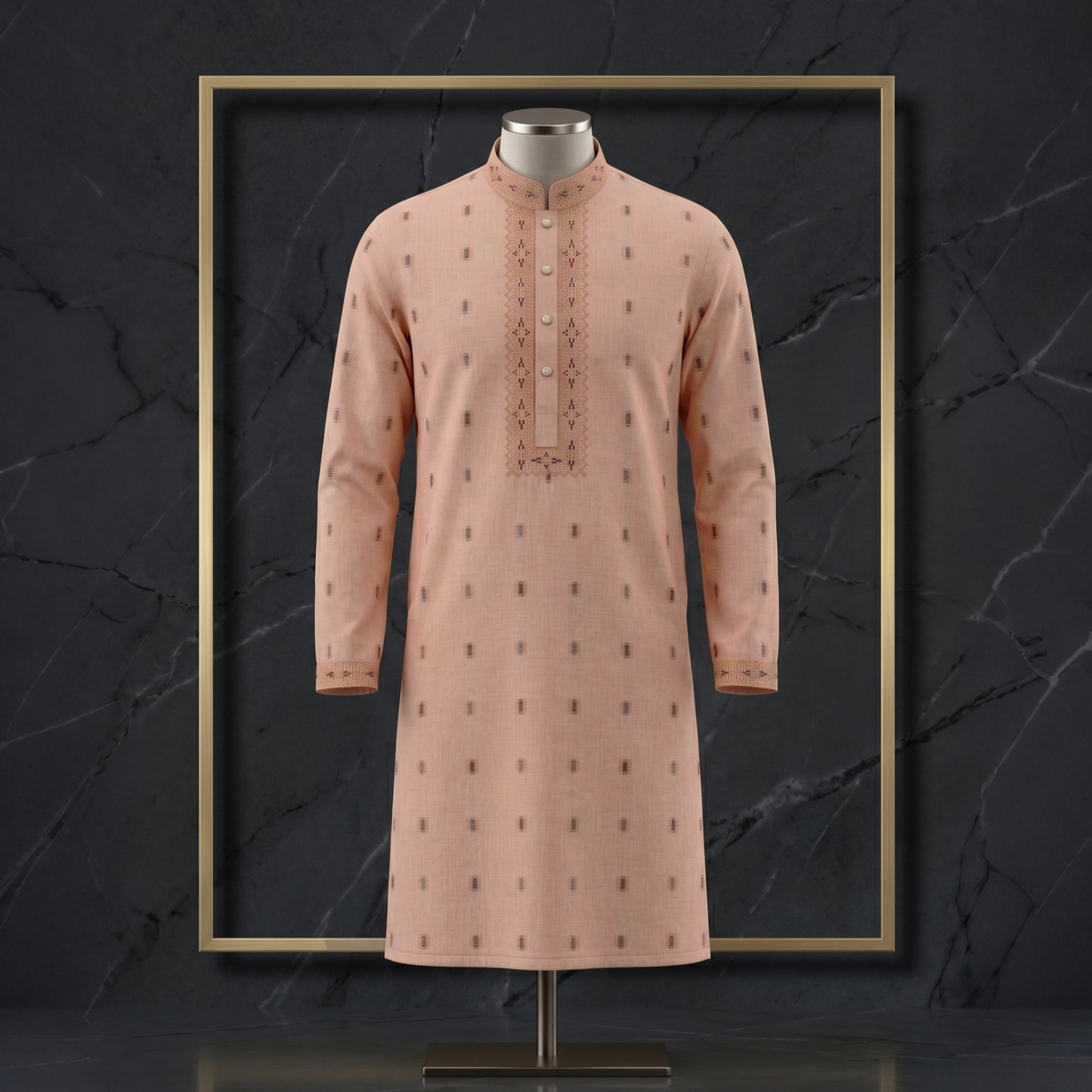 Stylish Minimal Pattern Panjabi for Men | CD-PG114
