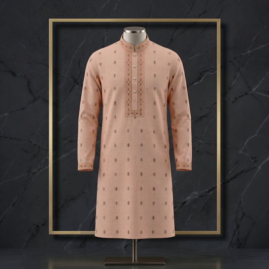 Stylish Minimal Pattern Panjabi for Men | CD-PG114