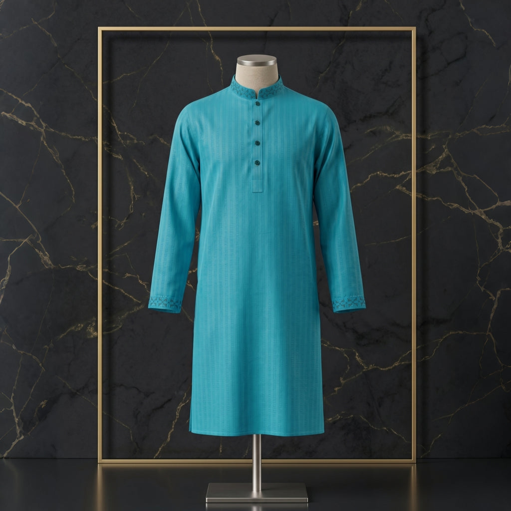 Minimal Embroidered Panjabi for Men | CD-PG118