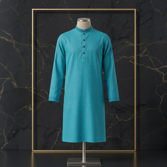 Minimal Embroidered Panjabi for Men | CD-PG118