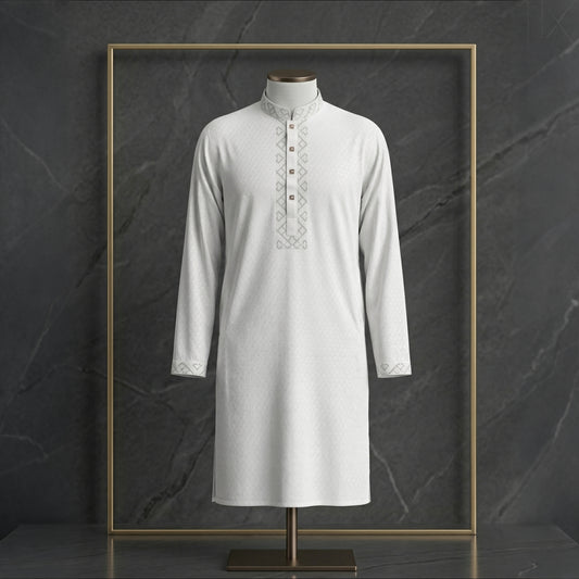 Subtle Textured Elegant Panjabi for Men | CD-PG136