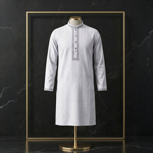 Refined Pattern Embroidered Panjabi for Men | CD-PG138