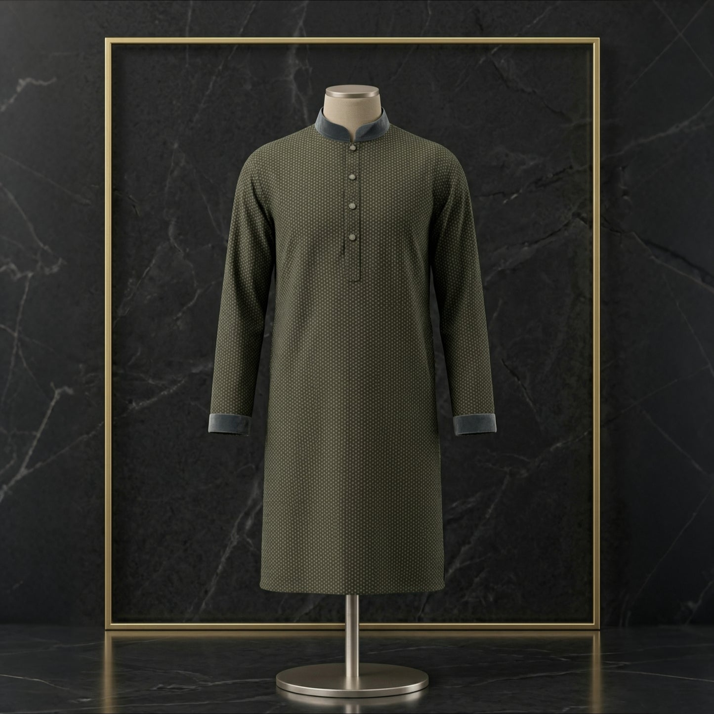 Classic Refined Heritage Pattern Panjabi | CD-PG141
