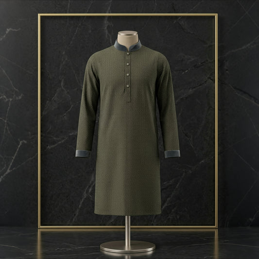 Classic Refined Heritage Pattern Panjabi | CD-PG141