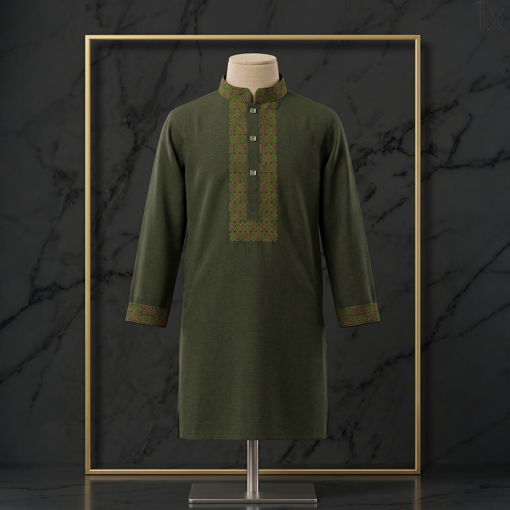 Kids Classic Patterned Festive Panjabi | CD-PGC4