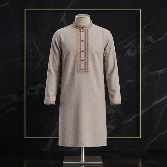 Elegant Embroidered Premium Panjabi for Men | CD-PG130
