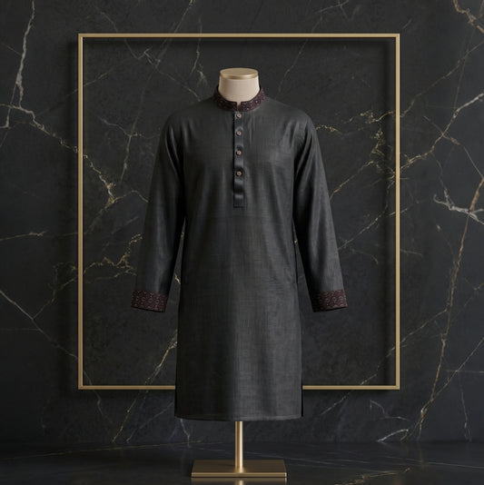 Modern Classic Contrast Detail Panjabi | CD-PG157