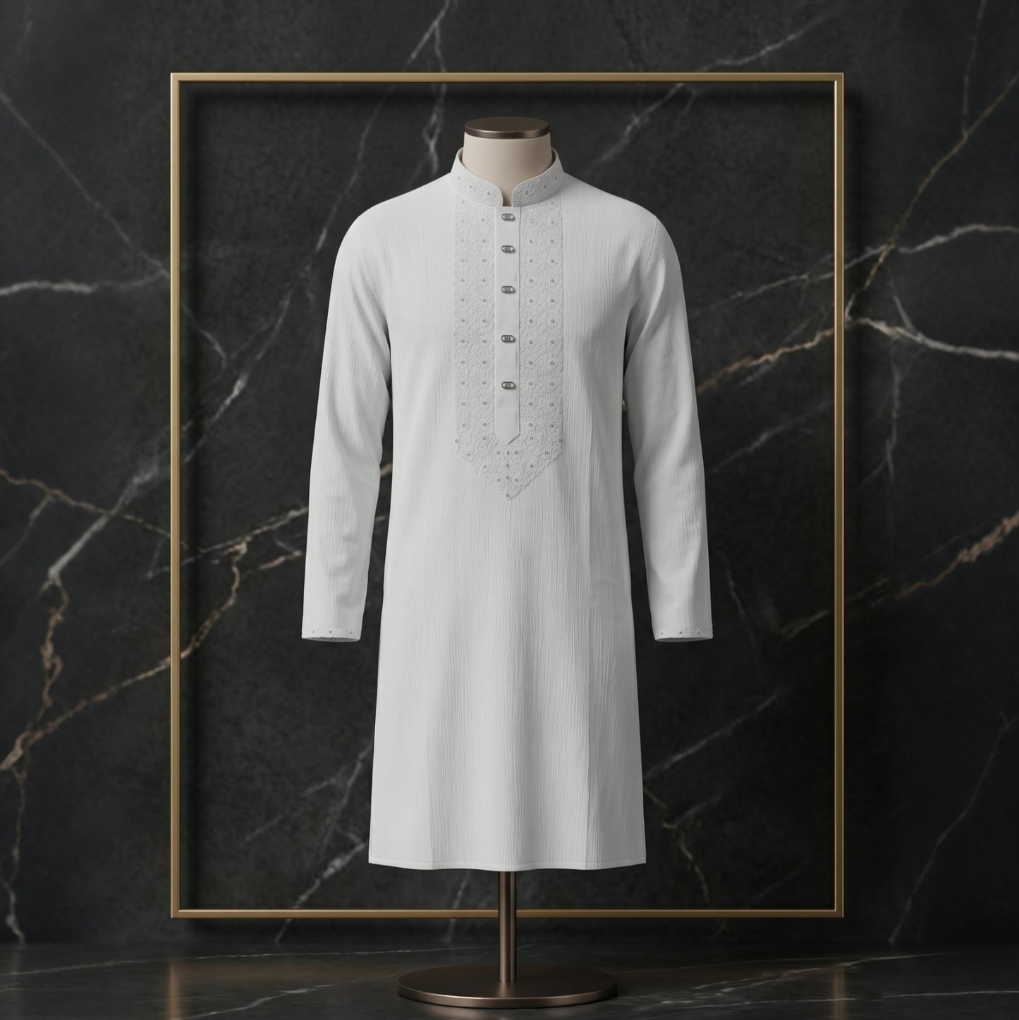 Graceful Embroidered Classic Panjabi | CD-PG159