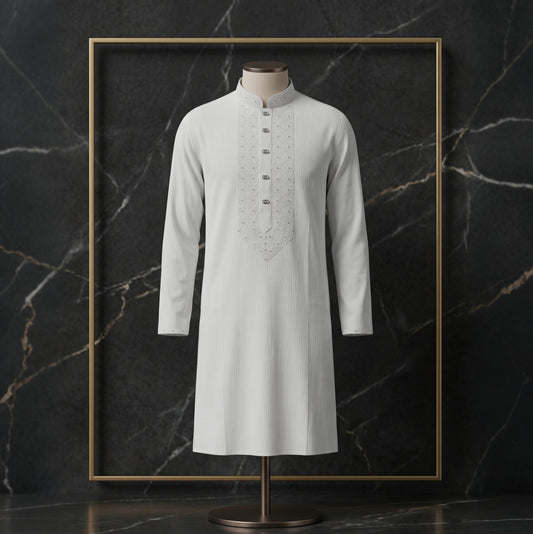 Graceful Embroidered Classic Panjabi | CD-PG159