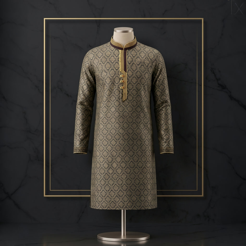 Elegant Patterned Classic Panjabi for Men | CD-PG166