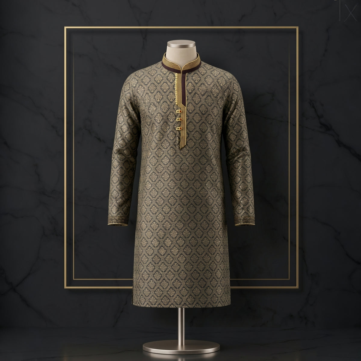 Elegant Patterned Classic Panjabi for Men | CD-PG166