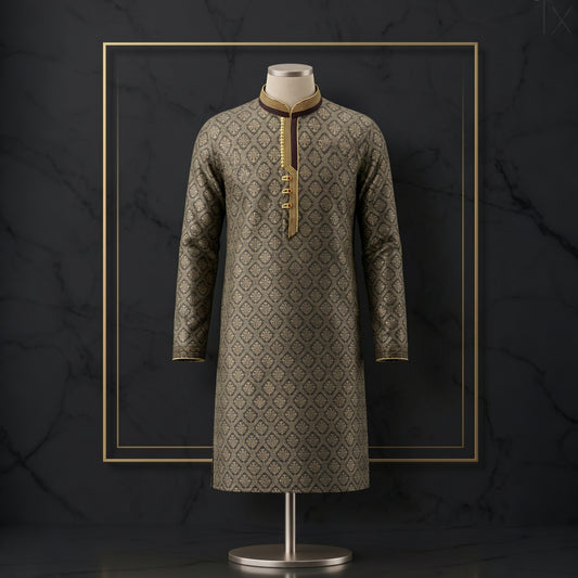 Elegant Patterned Classic Panjabi for Men | CD-PG166