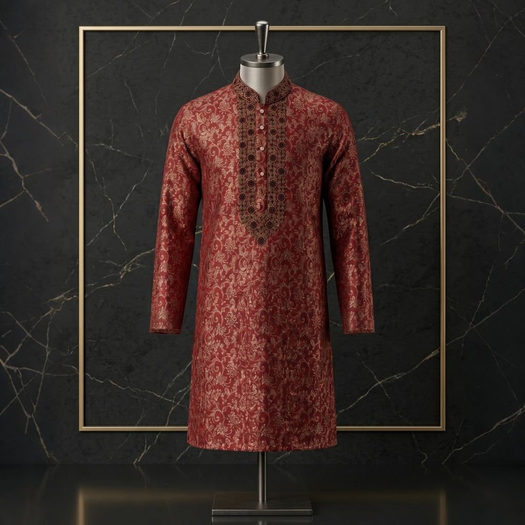 Ornate Embroidered Festive Panjabi | CD-PG168