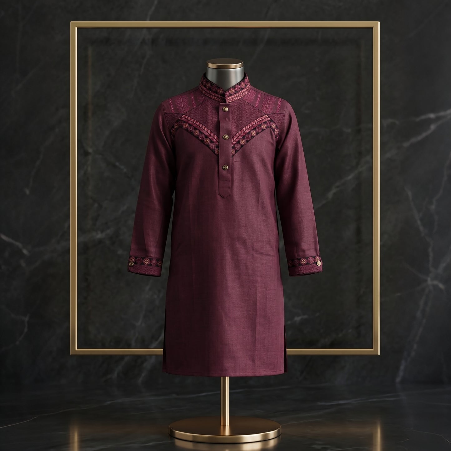 Kids Premium Festive Panjabi with Stylish Embroidery | CD-PGC1