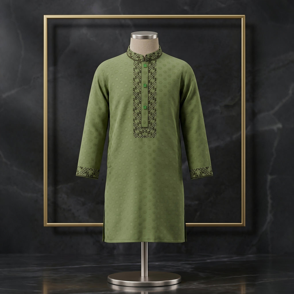 Kids Classic Patterned Festive Panjabi | CD-PGC3