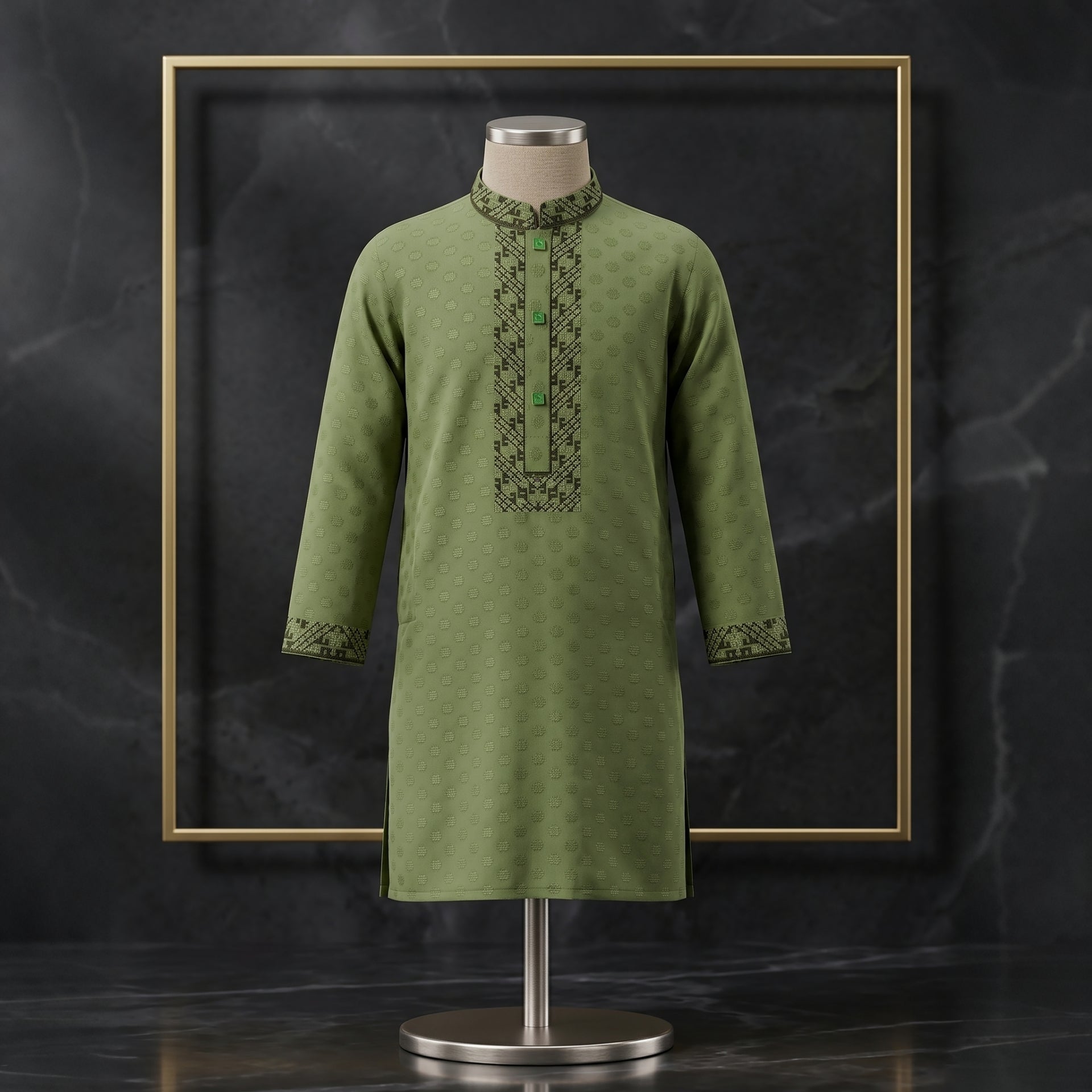 Kids Classic Patterned Festive Panjabi | CD-PGC3