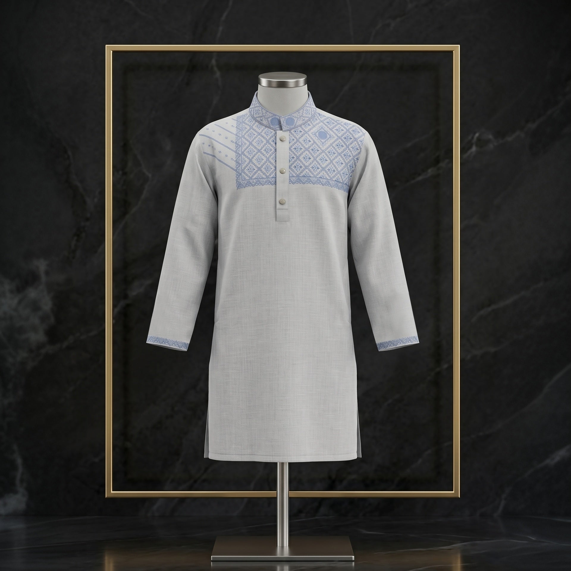 Kids Elegant Embroidered Classic Panjabi | CD-PGC12