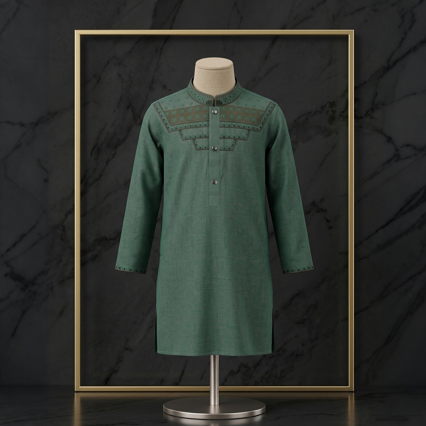 Kids Elegant Embroidered Classic Panjabi | CD-PGC13