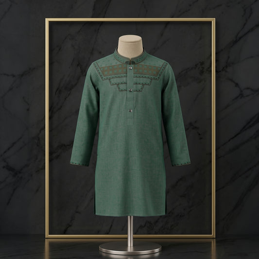 Kids Elegant Embroidered Classic Panjabi | CD-PGC13