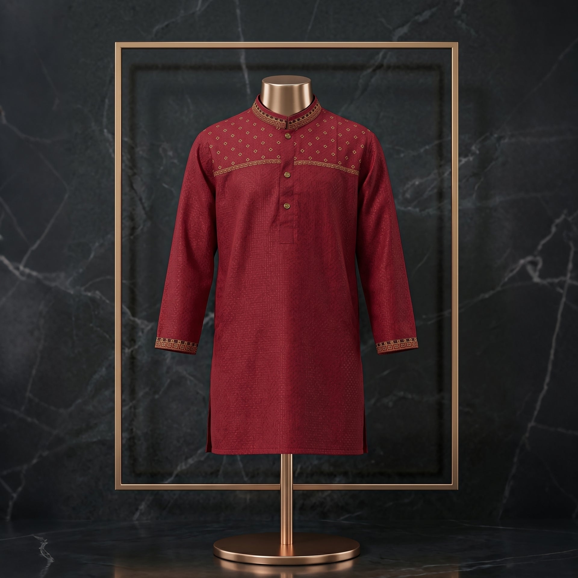 Kids Stylish Festive Embroidered Panjabi  | CD-PGC14