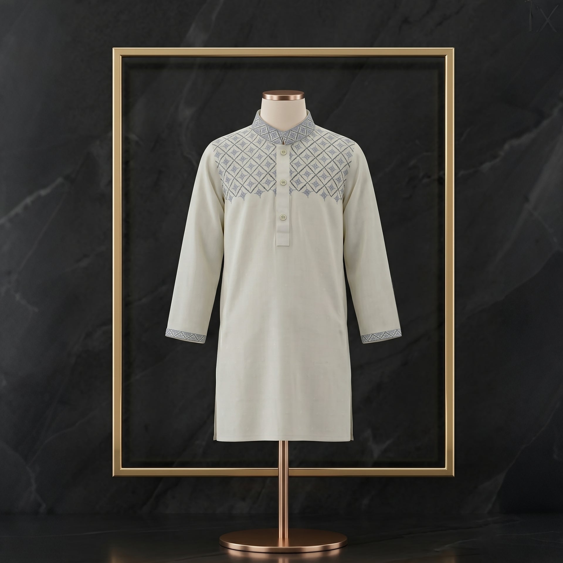 Kids Stylish Festive Embroidered Panjabi  | CD-PGC15