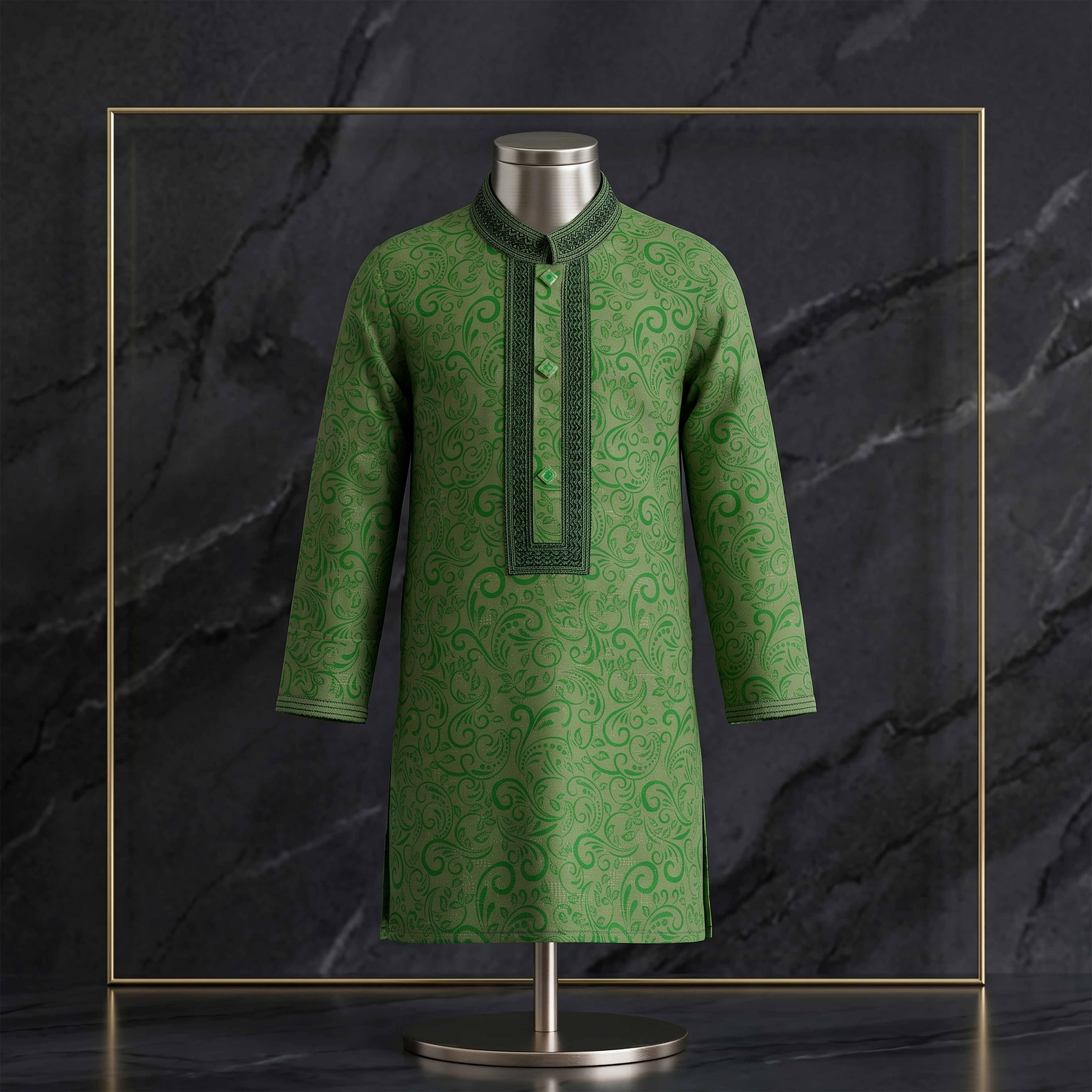 Kids Stylish Festive Embroidered Panjabi  | CD-PGC16