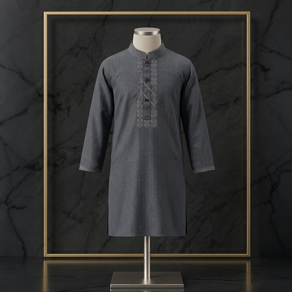 Kids Royal Embroidered Designer Panjabi | CD-PGC19