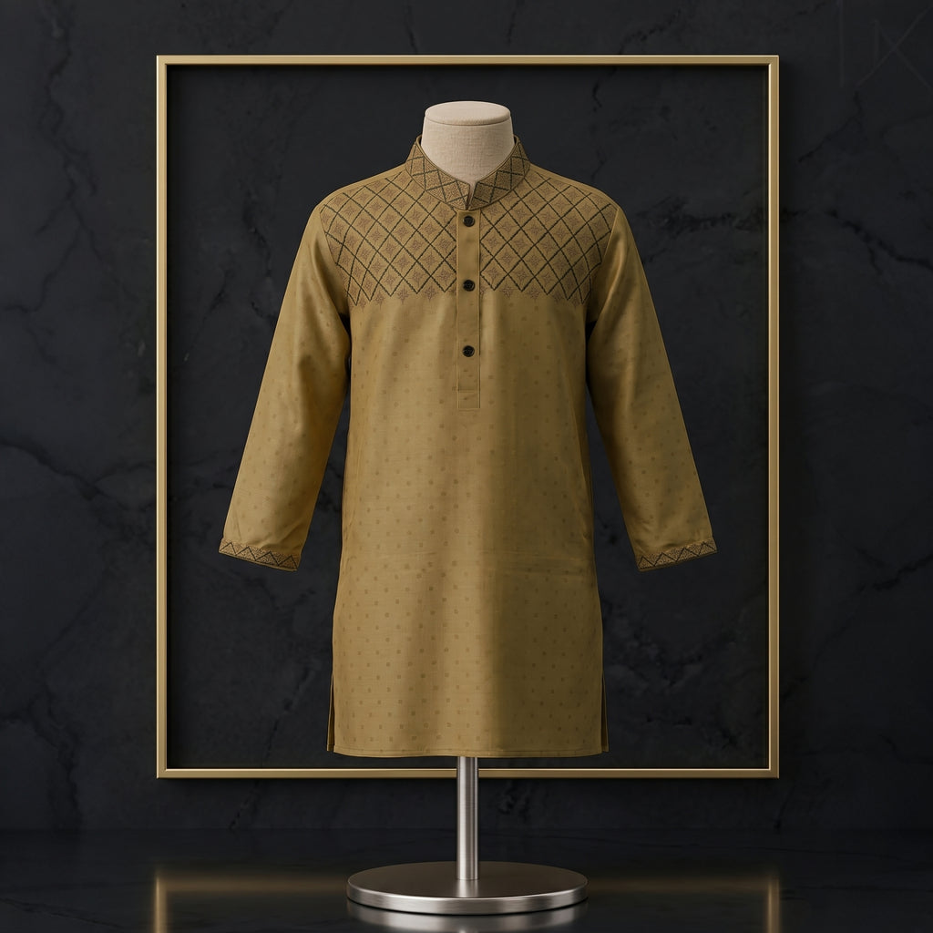 Kids Royal Embroidered Designer Panjabi | CD-PGC20