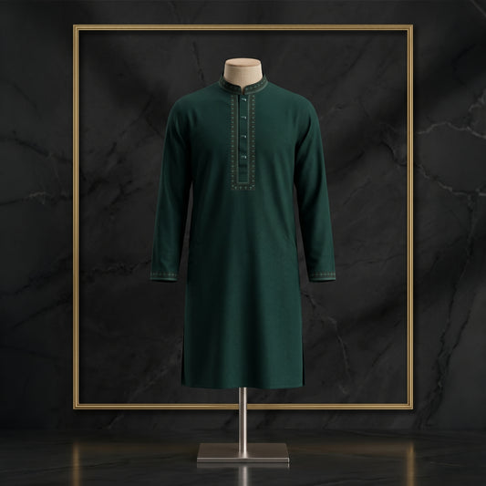 Men’s Elegant Minimal Embroidered Panjabi | CD-PG101
